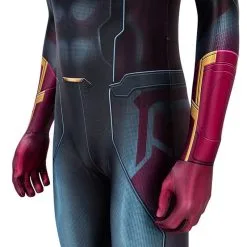 Wanda Vision Jumpsuit Avengers 3 Infinity War Vision Cosplay Costume -Ready To Ship Sales 9 800x800 477
