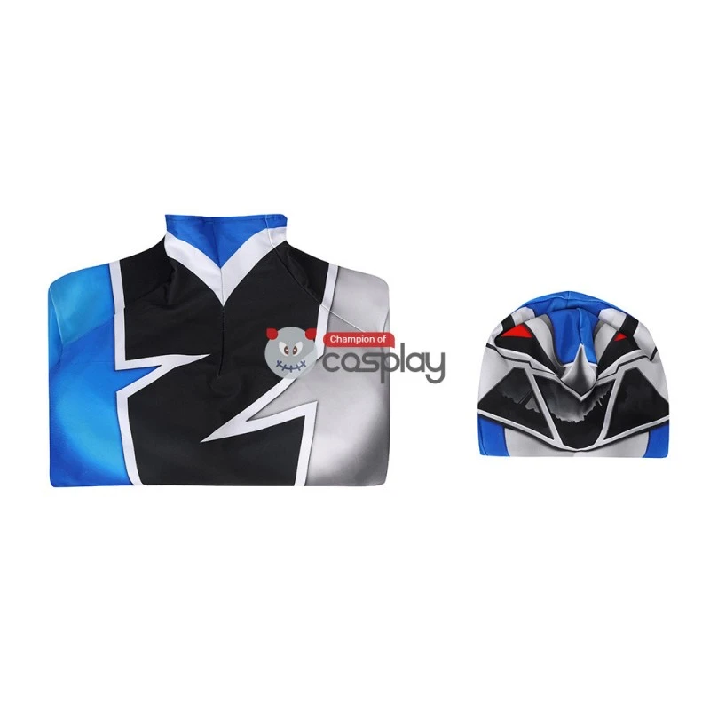 Blue Power Rangers Costume Kishiryu Sentai Ryusoulger Blue Solider Melto Cosplay Suit 12 Blue Power Rangers Costume Kishiryu Sentai Ryusoulger Blue Solider Melto Cosplay Suit - Image 12
