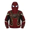 Kids Iron Spider Armor Hoodie Spider-Man Zip Up Sweatshirt -Ready To Ship Sales BFV 011 1 800x800 1