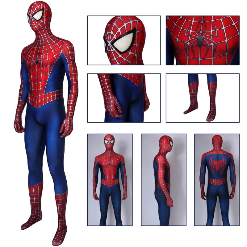 Spider Man Costume Classic Luxury Spider-Man Suit Cosplay Costumes 1 Spider Man Costume Classic Luxury Spider-Man Suit Cosplay Costumes