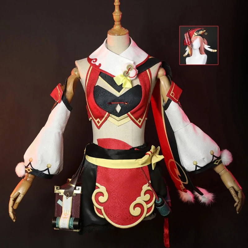 Yanfei Costume Genshin Impact Cosplay Suit 1 Yanfei Costume Genshin Impact Cosplay Suit