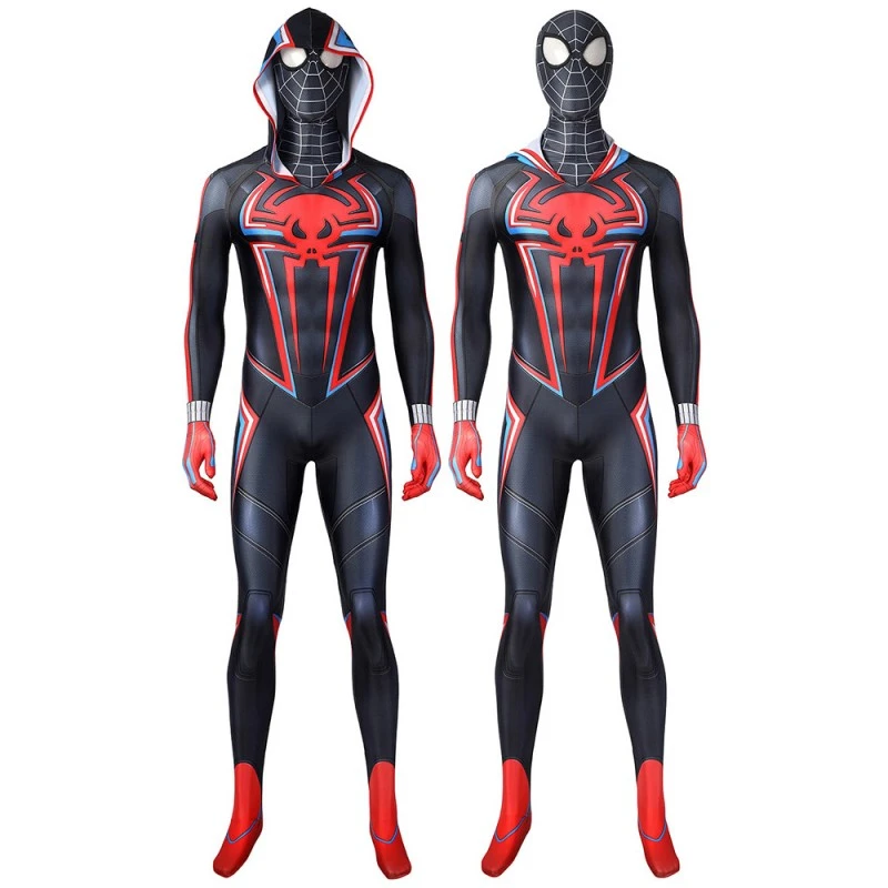 Spiderman Costume Spider-Man PS5 Miles Morales 2099 Cosplay Suit 1 Spiderman Costume Spider-Man PS5 Miles Morales 2099 Cosplay Suit