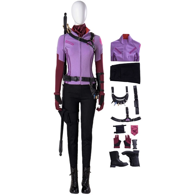 Hawkeye Kate Bishop Cosplay Costume Upgraded Version 1 Hawkeye Kate Bishop Cosplay Costume Upgraded Version