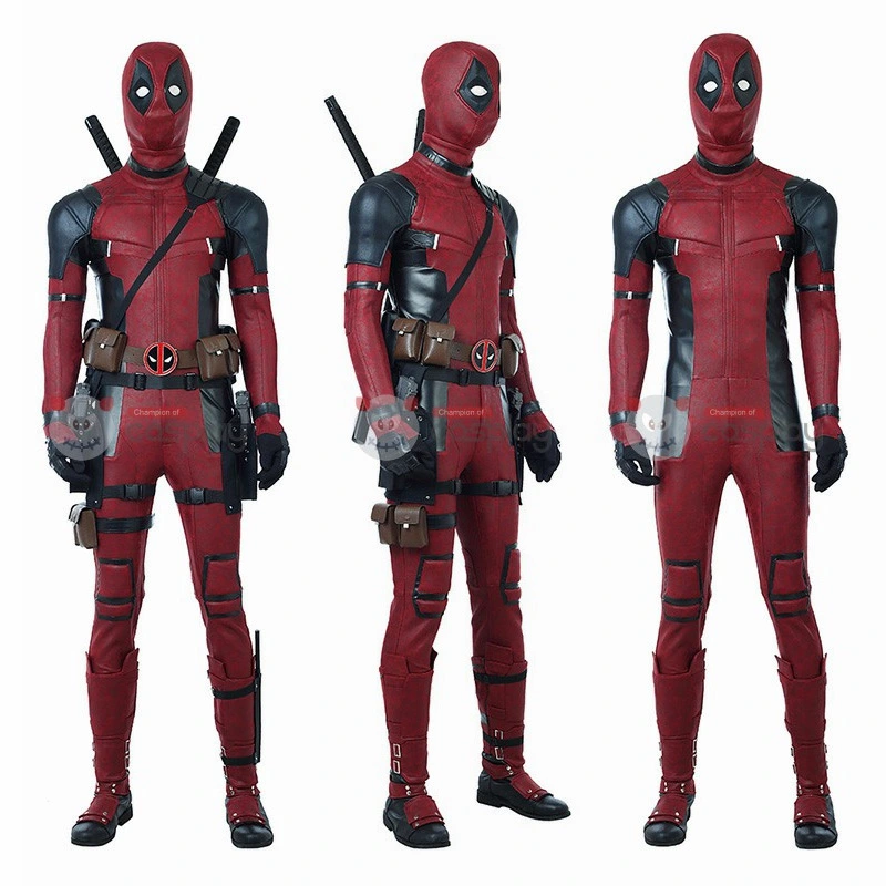 Deadpool 2 Costume Wade Wilson Deadpool Cosplay Costume Luxury Suit 2 Deadpool 2 Costume Wade Wilson Deadpool Cosplay Costume Luxury Suit - Image 2