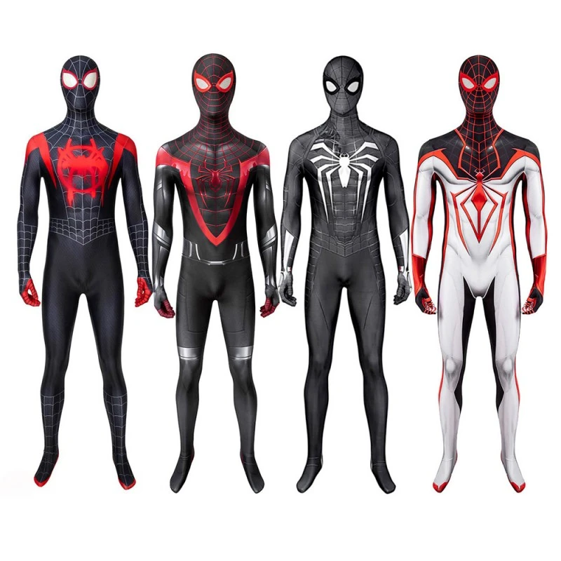 Spiderman Suit Spider-Man Miles Morales Jumpsuit Cosplay Costumes 1 Spiderman Suit Spider-Man Miles Morales Jumpsuit Cosplay Costumes