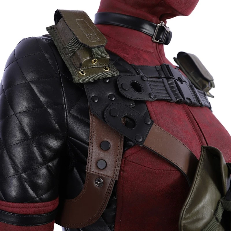 Deadpool 2 Lady Costume Woman Cosplay Costume Luxury Suit 7 Deadpool 2 Lady Costume Woman Cosplay Costume Luxury Suit - Image 7
