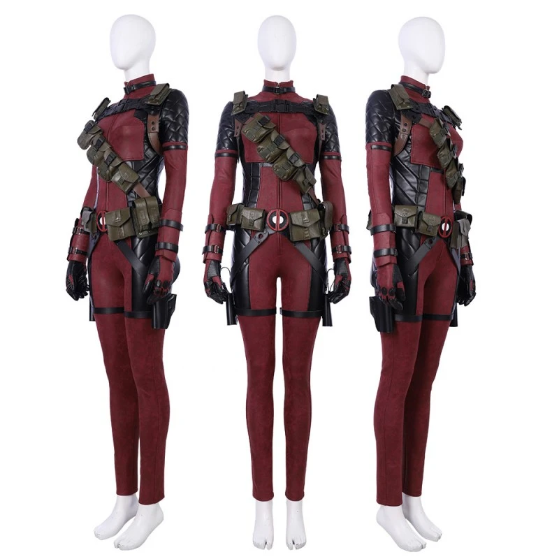 Deadpool 2 Lady Costume Woman Cosplay Costume Luxury Suit 3 Deadpool 2 Lady Costume Woman Cosplay Costume Luxury Suit - Image 3