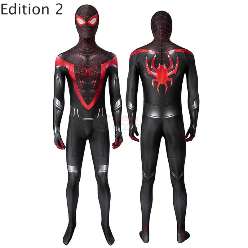 Spiderman Suit Spider-Man Miles Morales Jumpsuit Cosplay Costumes 3 Spiderman Suit Spider-Man Miles Morales Jumpsuit Cosplay Costumes - Image 3