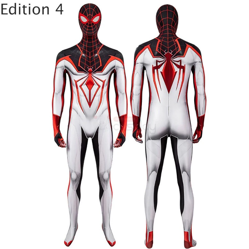 Spiderman Suit Spider-Man Miles Morales Jumpsuit Cosplay Costumes 5 Spiderman Suit Spider-Man Miles Morales Jumpsuit Cosplay Costumes - Image 5