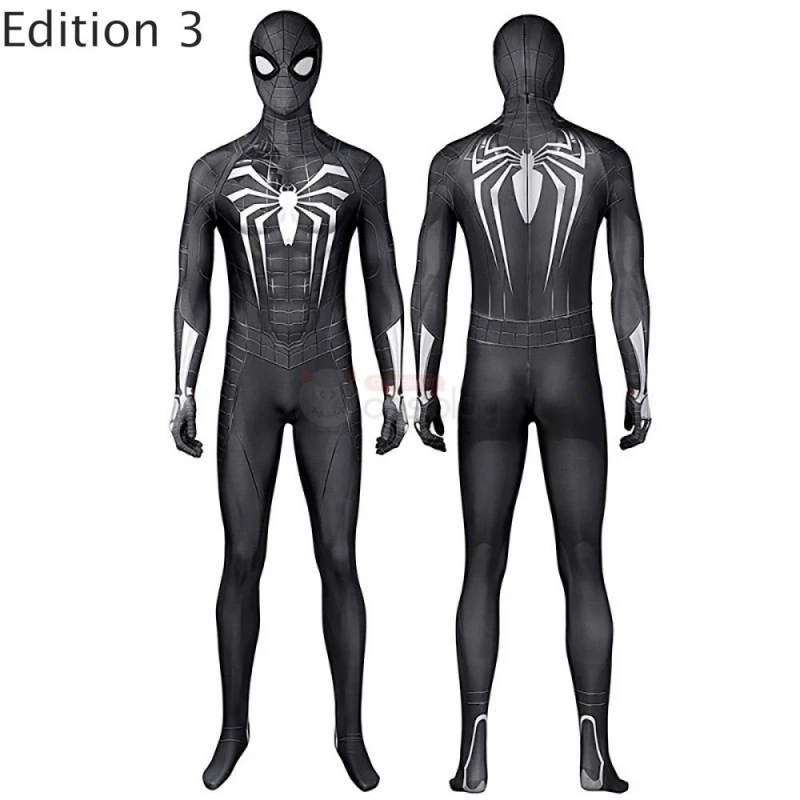 Spiderman Suit Spider-Man Miles Morales Jumpsuit Cosplay Costumes 4 Spiderman Suit Spider-Man Miles Morales Jumpsuit Cosplay Costumes - Image 4