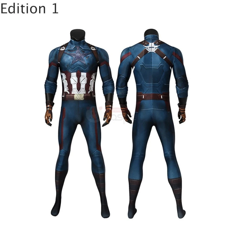 Captain America Suit Classic Captain America Jumpsuit Cosplay Costumes 2 Captain America Suit Classic Captain America Jumpsuit Cosplay Costumes - Image 2