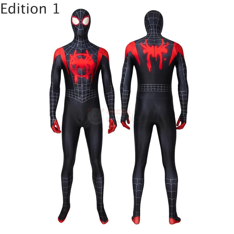 Spiderman Suit Spider-Man Miles Morales Jumpsuit Cosplay Costumes 2 Spiderman Suit Spider-Man Miles Morales Jumpsuit Cosplay Costumes - Image 2