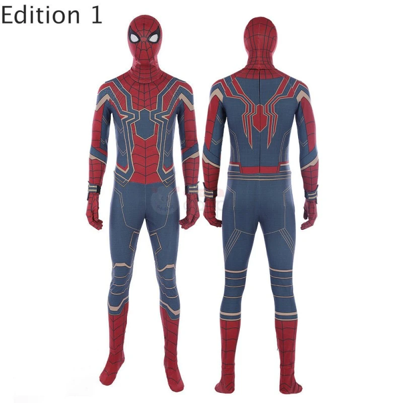 Spiderman Suit High-quality Classic Spider Man Jumpsuit Cosplay Costumes 2 Spiderman Suit High-quality Classic Spider Man Jumpsuit Cosplay Costumes - Image 2