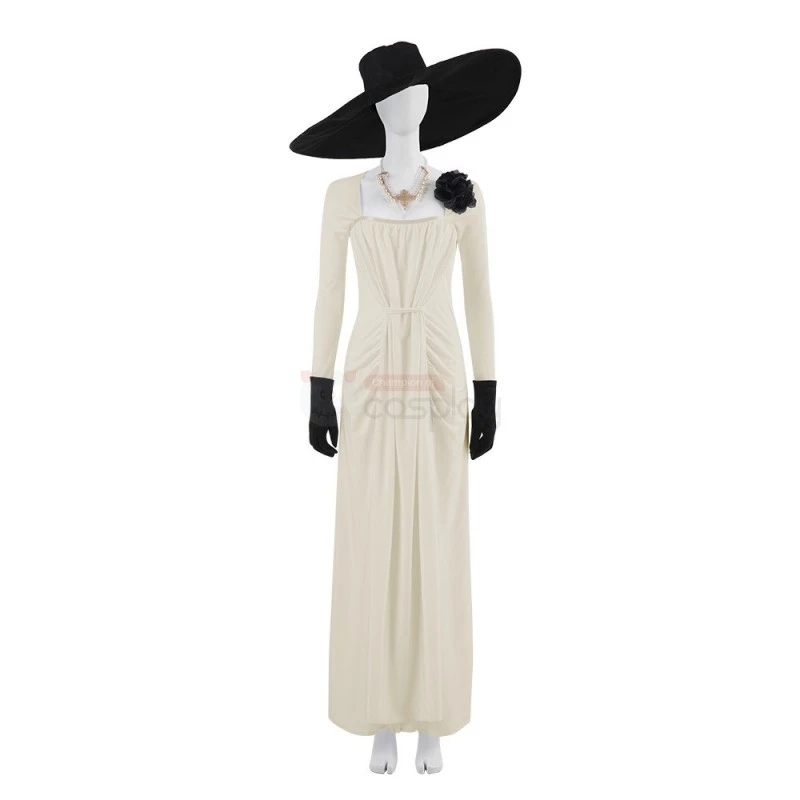 2021 Resident Evil 8 Village Alcina Dimitrescu Dress Cosplay Costume 2 2021 Resident Evil 8 Village Alcina Dimitrescu Dress Cosplay Costume - Image 2