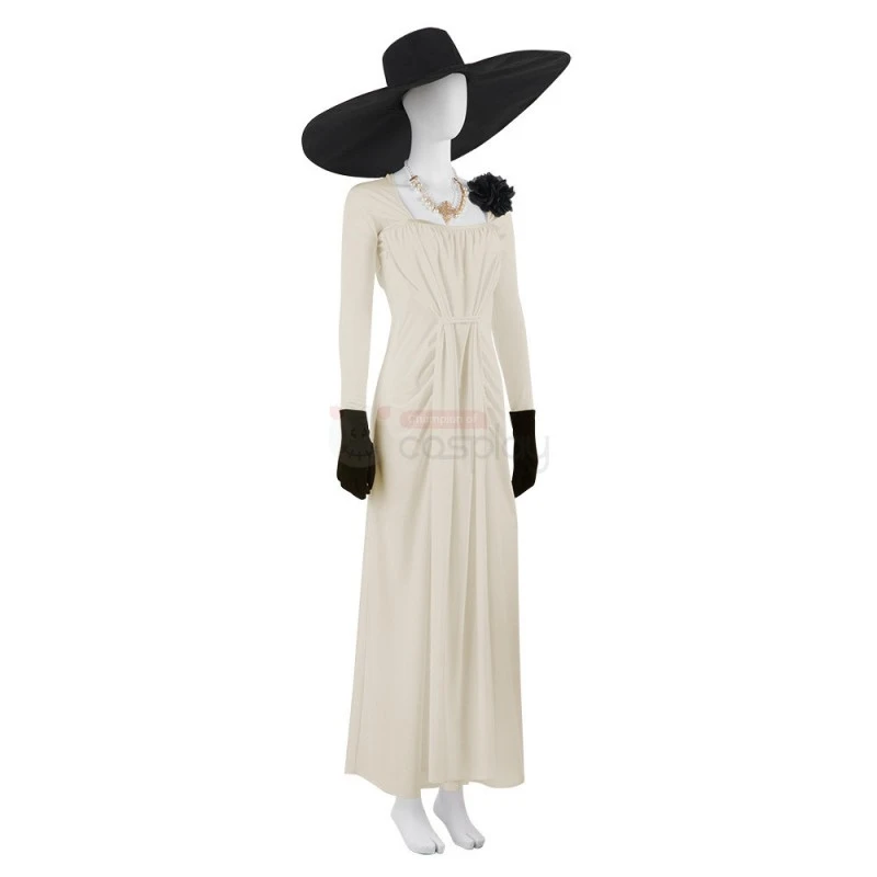 2021 Resident Evil 8 Village Alcina Dimitrescu Dress Cosplay Costume 4 2021 Resident Evil 8 Village Alcina Dimitrescu Dress Cosplay Costume - Image 4