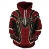 3D Print Pattern Avengers Endgame Spider Man Long Sleeve Hoodie -Ready To Ship Sales QYDM 319 1 800x800 1