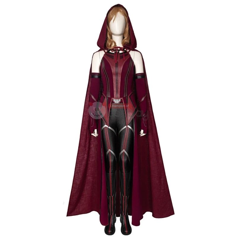 2021 Wanda Costume WandaVision New Cosplay Wanda Maximoff Scarlet Witch Suit 4 2021 Wanda Costume WandaVision New Cosplay Wanda Maximoff Scarlet Witch Suit - Image 4