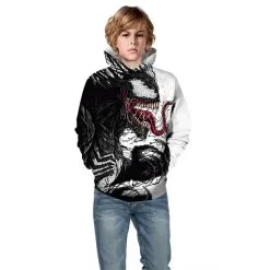 Kids Venom 3D Print Pattern Long Sleeve Hoodie -Ready To Ship Sales TZ 102 3 800x800 1