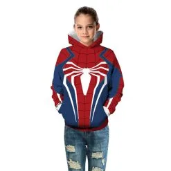 Kids Spider Man PS4 3D Print Pattern Long Sleeve Hoodie -Ready To Ship Sales TZ 125 4 800x800 1