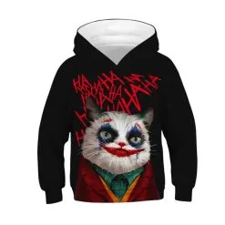 Ready To Ship Sales 33 Kids Halloween Daily Going Out Clown Fashion Hoodie