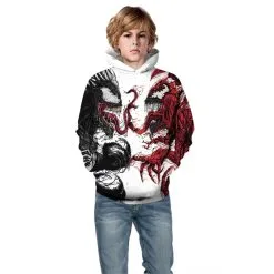 Kids Venom Pattern Long Sleeve Hoodie -Ready To Ship Sales TZ 279 3 800x800 1