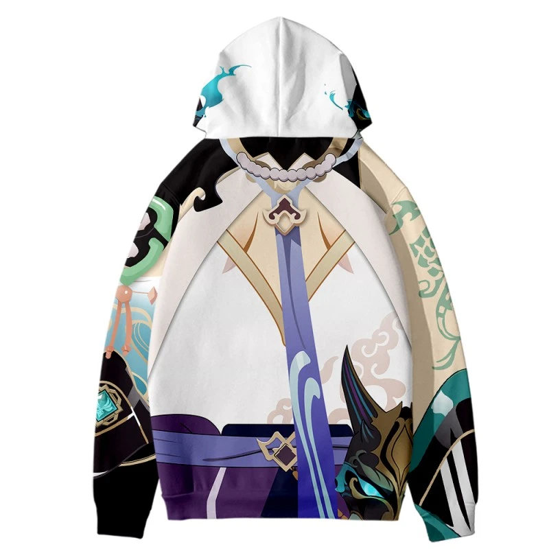 Genshin Impact Xiao Swearshirt Fashion Hoodies 4 Genshin Impact Xiao Swearshirt Fashion Hoodies - Image 4