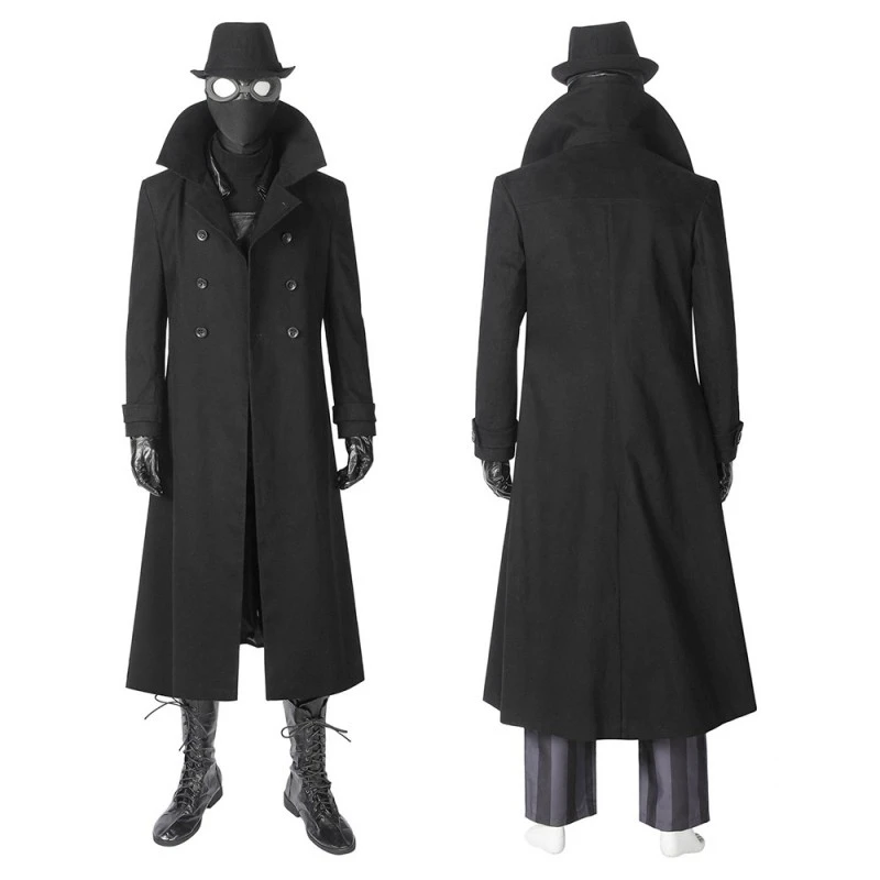 Spiderman Into The Spider-Verse Noir Cosplay Costume Spider-Man Suit 1 Spiderman Into The Spider-Verse Noir Cosplay Costume Spider-Man Suit