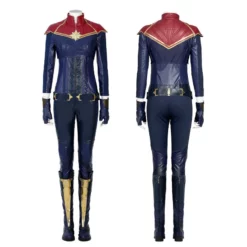 Ready To Ship Sales 58 2022 New Captain Marvel Cosplay Suit Carol Danvers Blue Costume