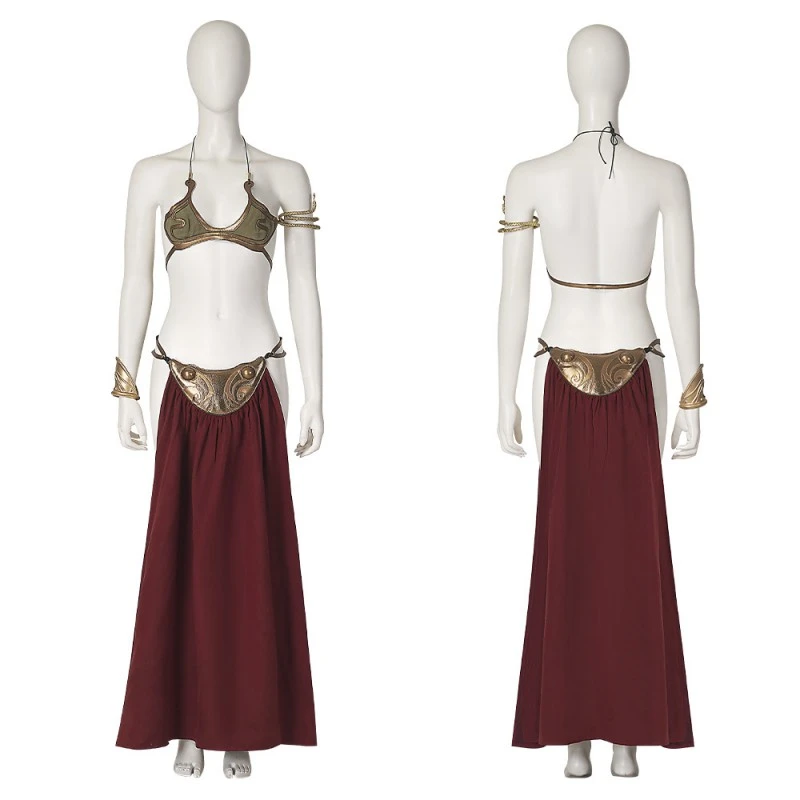 Star Wars 6 Princess Leia Cosplay Costumes Slave Outfit 1 Star Wars 6 Princess Leia Cosplay Costumes Slave Outfit