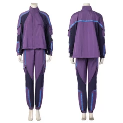 Ready To Ship Sales 56 2022 New Black Panther Wakanda Forever Cosplay Costume Shuri Purple Suit