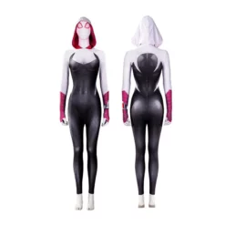 Gwen Stacy Costume Spider-Man Across The Spider-Verse Cosplay Jumpsuit