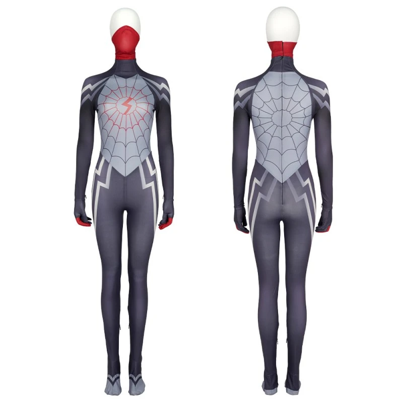 Cindy Moon Cosplay Costume Silk Spider-Man Female Jumpsuit 1 Cindy Moon Cosplay Costume Silk Spider-Man Female Jumpsuit
