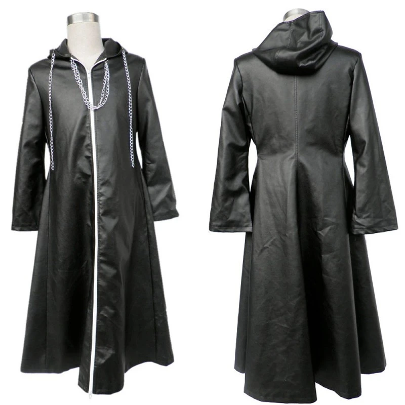 Kingdom Hearts Organization XIII Cosplay Costume Black Coat 1 Kingdom Hearts Organization XIII Cosplay Costume Black Coat