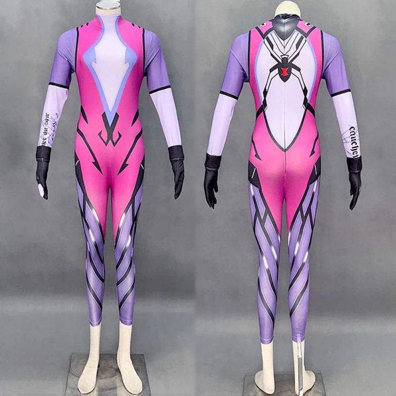 Overwatch Cosplay Costumes Widowmaker Halloween Jumpsuit 1 Overwatch Cosplay Costumes Widowmaker Halloween Jumpsuit