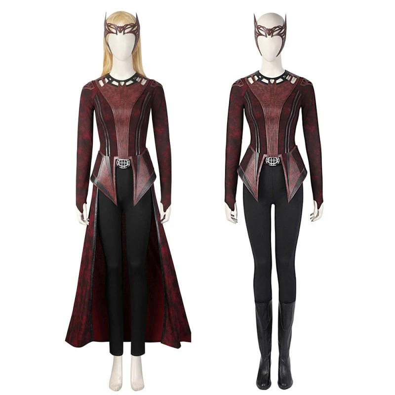 Scarlet Witch Cosplay Costume Doctor Strange In The Multiverse Of Madness Cosplay Suits 2 Scarlet Witch Cosplay Costume Doctor Strange In The Multiverse Of Madness Cosplay Suits - Image 2
