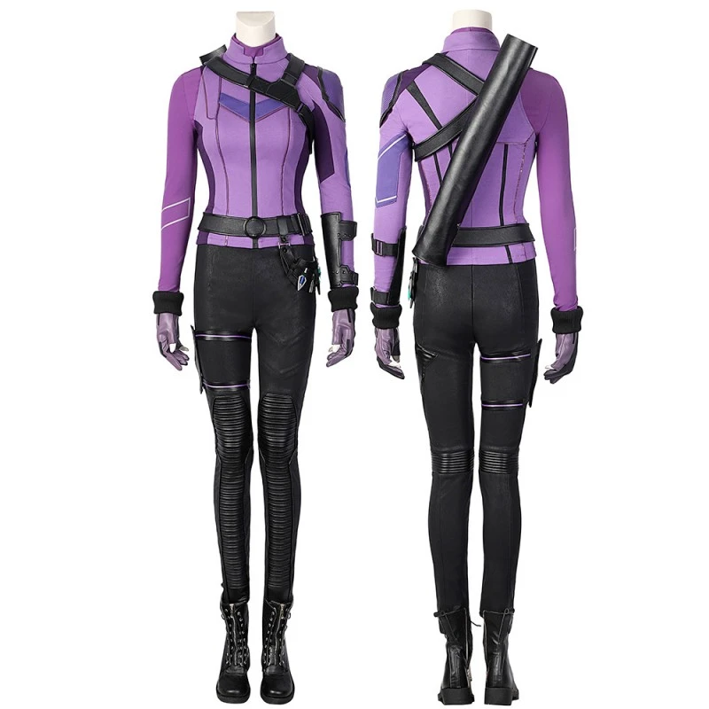 Kate Bishop Costume Young Avengers Hawkeye Cosplay Suit Upgraded Version 1 Kate Bishop Costume Young Avengers Hawkeye Cosplay Suit Upgraded Version