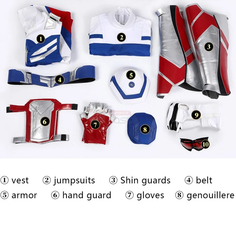 2021 Captain America Sam Wilson Costume New The Falcon And The Winter Soldier Cosplay Suit 19 2021 Captain America Sam Wilson Costume New The Falcon And The Winter Soldier Cosplay Suit - Image 19