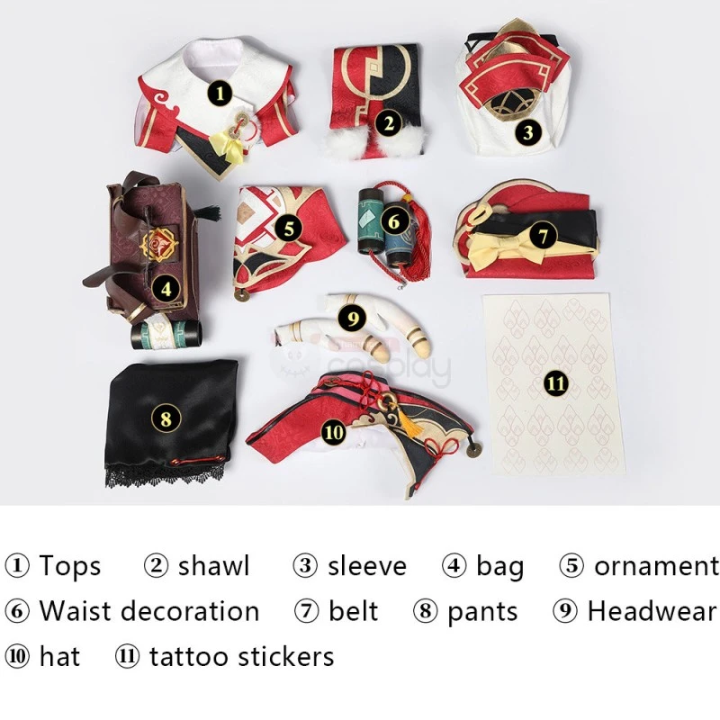 Yanfei Costume Genshin Impact Cosplay Suit 21 Yanfei Costume Genshin Impact Cosplay Suit - Image 21