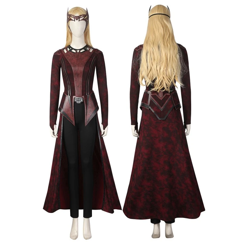Scarlet Witch Cosplay Costume Doctor Strange In The Multiverse Of Madness Cosplay Suits 1 Scarlet Witch Cosplay Costume Doctor Strange In The Multiverse Of Madness Cosplay Suits